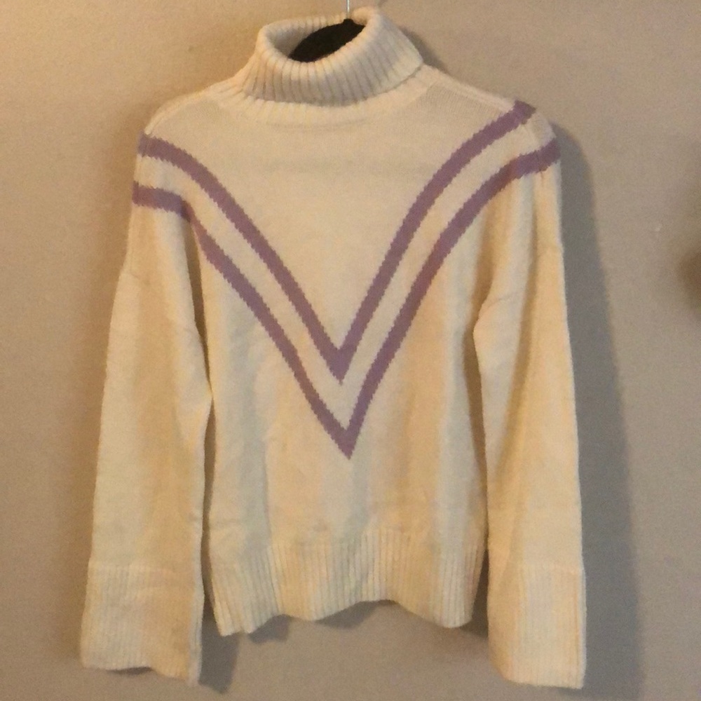 NWT LOVERS + FRIENDS Caroline Turtleneck Sweater - Picture 4 of 4